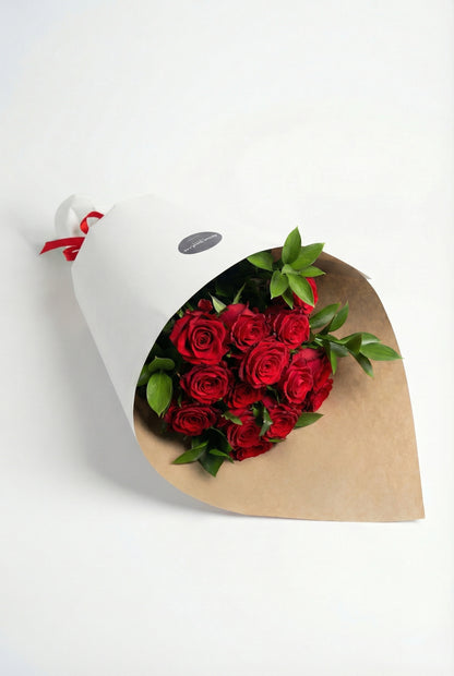 One Dozen Red Roses