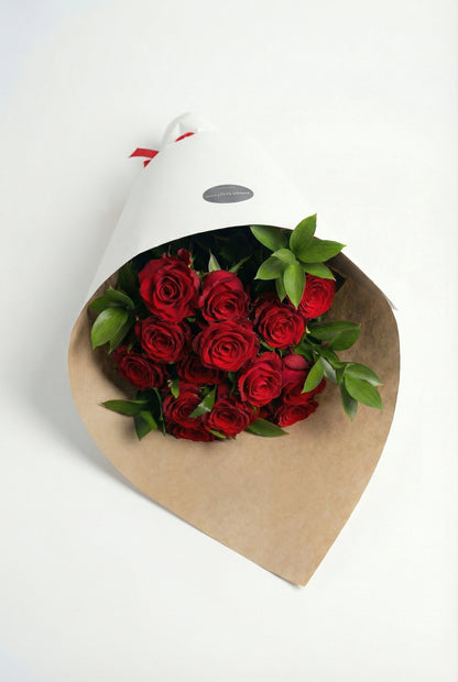 One Dozen Red Roses